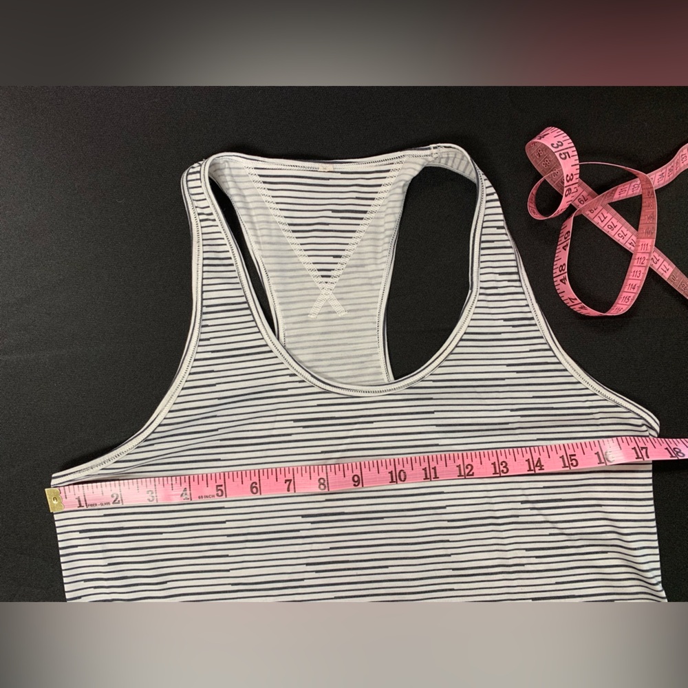 Lucy Workout Striped Women's Tank Top - Picture 3 of 3
